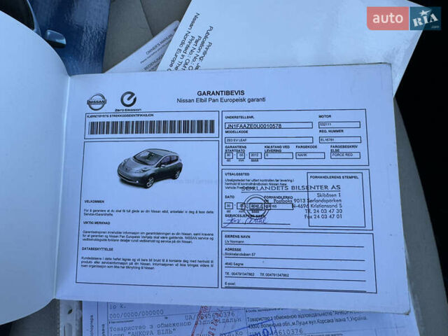 Червоний Ніссан Ліф, об'ємом двигуна 0 л та пробігом 140 тис. км за 4300 $, фото 24 на Automoto.ua