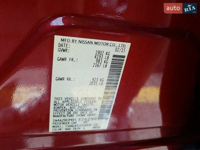 Червоний Ніссан Ліф, об'ємом двигуна 0 л та пробігом 200 тис. км за 6250 $, фото 1 на Automoto.ua