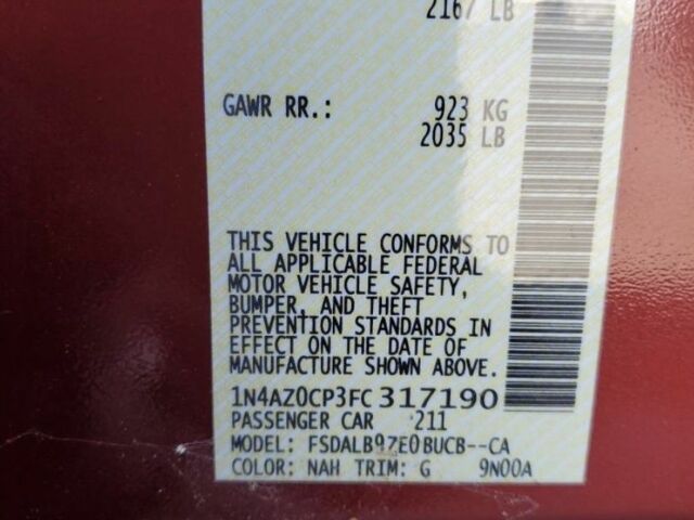 Красный Ниссан Лиф, объемом двигателя 0 л и пробегом 83 тыс. км за 4400 $, фото 12 на Automoto.ua