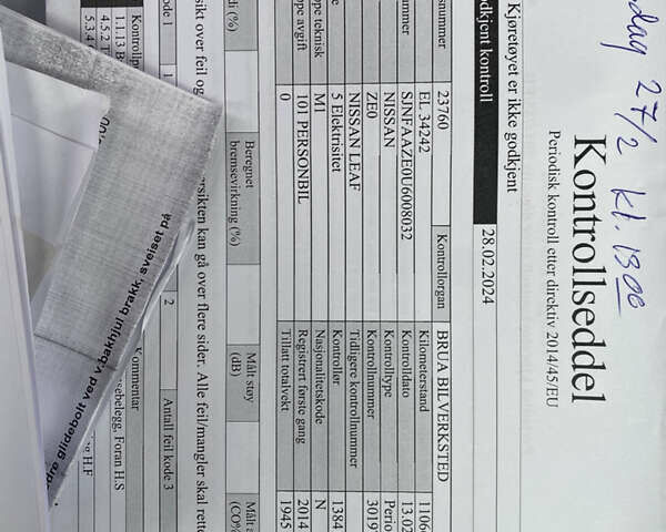 Ниссан Лиф, объемом двигателя 0 л и пробегом 123 тыс. км за 6999 $, фото 12 на Automoto.ua