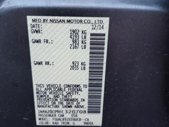 Серый Ниссан Лиф, объемом двигателя 0 л и пробегом 196 тыс. км за 5499 $, фото 6 на Automoto.ua