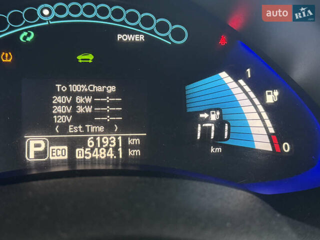Серый Ниссан Лиф, объемом двигателя 0 л и пробегом 62 тыс. км за 8600 $, фото 18 на Automoto.ua