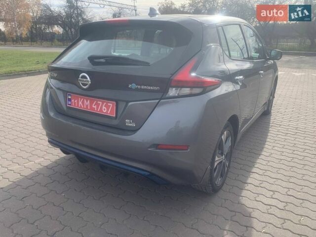 Серый Ниссан Лиф, объемом двигателя 0 л и пробегом 77 тыс. км за 14990 $, фото 5 на Automoto.ua