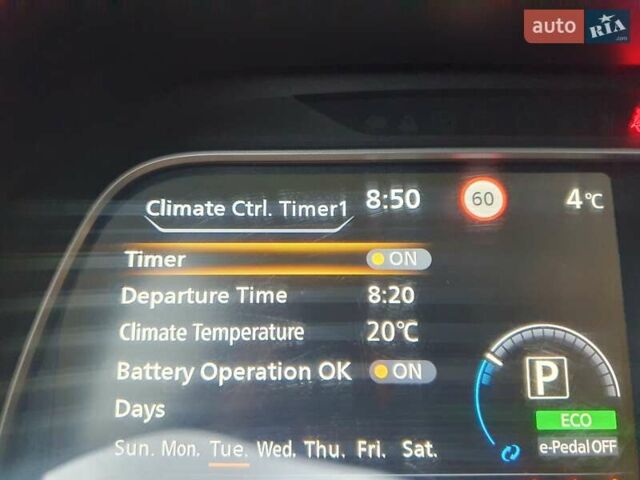 Серый Ниссан Лиф, объемом двигателя 0 л и пробегом 45 тыс. км за 15500 $, фото 14 на Automoto.ua