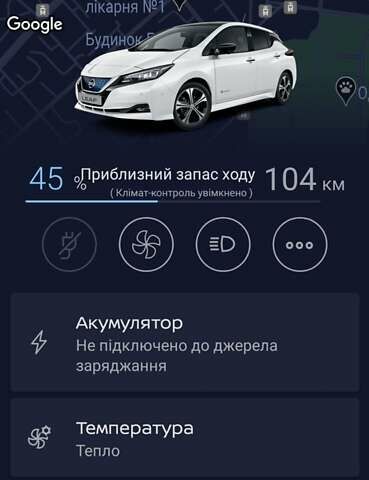 Серый Ниссан Лиф, объемом двигателя 0 л и пробегом 59 тыс. км за 18750 $, фото 2 на Automoto.ua