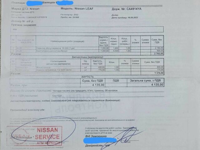 Сірий Ніссан Ліф, об'ємом двигуна 0 л та пробігом 25 тис. км за 21000 $, фото 21 на Automoto.ua