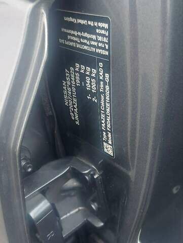 Сірий Ніссан Ліф, об'ємом двигуна 0 л та пробігом 34 тис. км за 16000 $, фото 4 на Automoto.ua