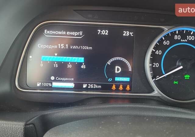 Серый Ниссан Лиф, объемом двигателя 0 л и пробегом 25 тыс. км за 24000 $, фото 8 на Automoto.ua