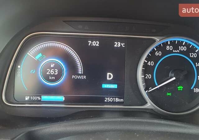 Серый Ниссан Лиф, объемом двигателя 0 л и пробегом 25 тыс. км за 24000 $, фото 7 на Automoto.ua