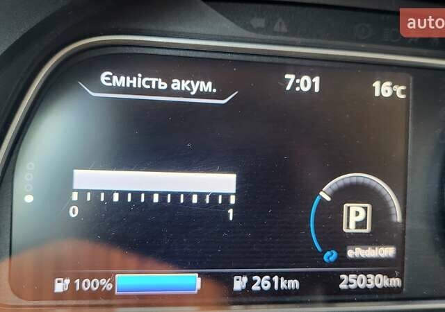 Серый Ниссан Лиф, объемом двигателя 0 л и пробегом 25 тыс. км за 24000 $, фото 30 на Automoto.ua