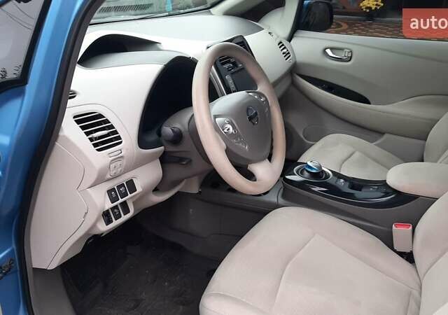Синий Ниссан Лиф, объемом двигателя 0 л и пробегом 126 тыс. км за 4600 $, фото 22 на Automoto.ua