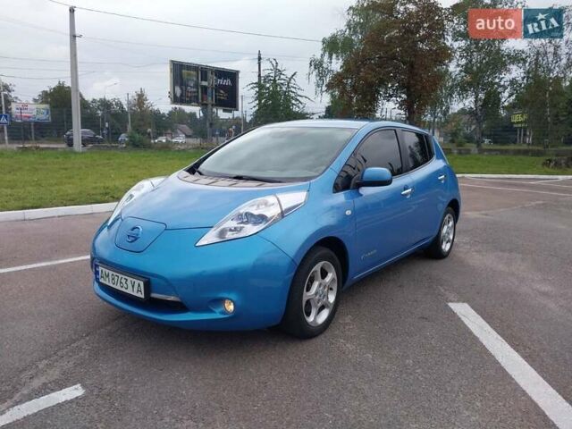 Синий Ниссан Лиф, объемом двигателя 0 л и пробегом 128 тыс. км за 4999 $, фото 9 на Automoto.ua