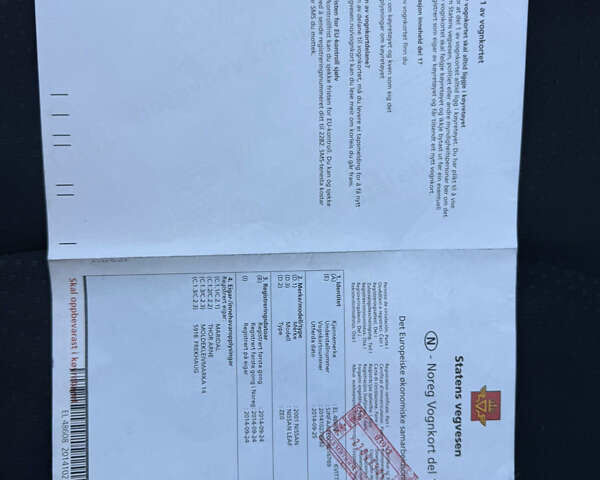 Синий Ниссан Лиф, объемом двигателя 0 л и пробегом 146 тыс. км за 6200 $, фото 16 на Automoto.ua