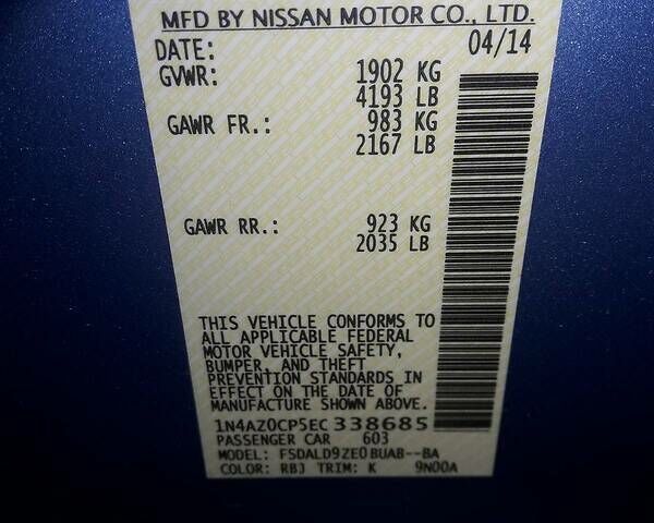 Синий Ниссан Лиф, объемом двигателя 0 л и пробегом 109 тыс. км за 7800 $, фото 12 на Automoto.ua