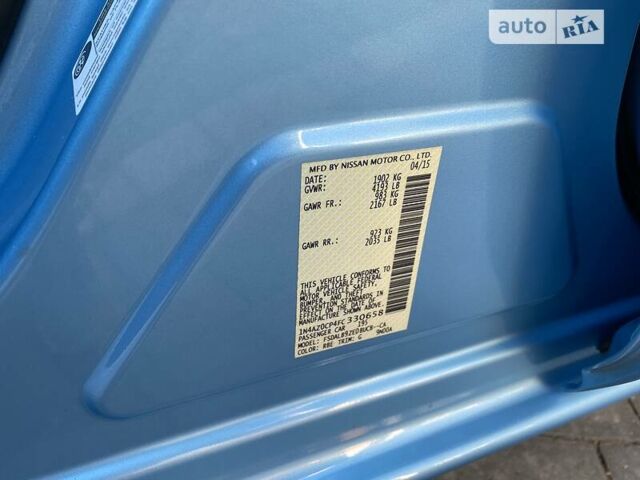 Синій Ніссан Ліф, об'ємом двигуна 0 л та пробігом 36 тис. км за 13700 $, фото 44 на Automoto.ua