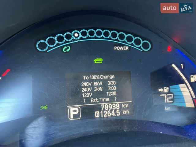 Синий Ниссан Лиф, объемом двигателя 0 л и пробегом 73 тыс. км за 12500 $, фото 6 на Automoto.ua