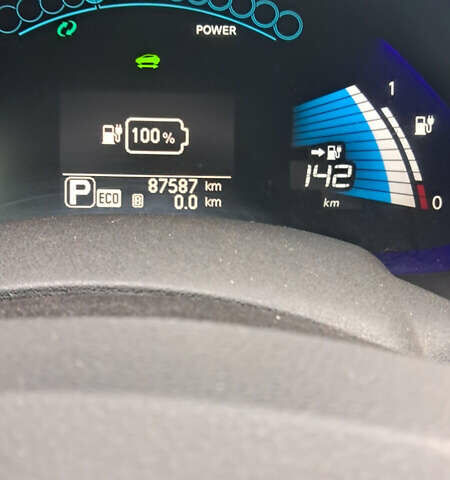 Синий Ниссан Лиф, объемом двигателя 0 л и пробегом 94 тыс. км за 7000 $, фото 10 на Automoto.ua