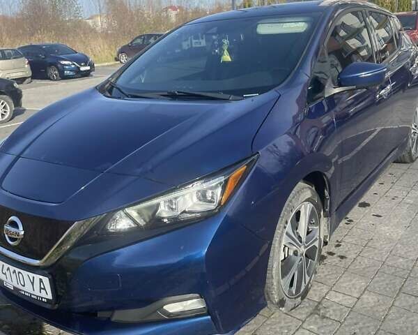 Синий Ниссан Лиф, объемом двигателя 0 л и пробегом 84 тыс. км за 18500 $, фото 1 на Automoto.ua