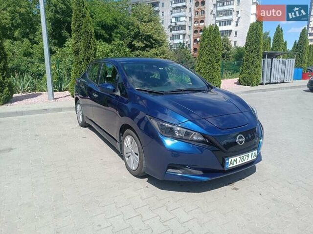 Синий Ниссан Лиф, объемом двигателя 0 л и пробегом 12 тыс. км за 16300 $, фото 1 на Automoto.ua