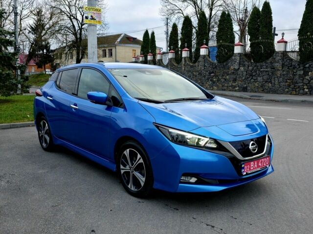 Синій Ніссан Ліф, об'ємом двигуна 0 л та пробігом 57 тис. км за 14500 $, фото 1 на Automoto.ua