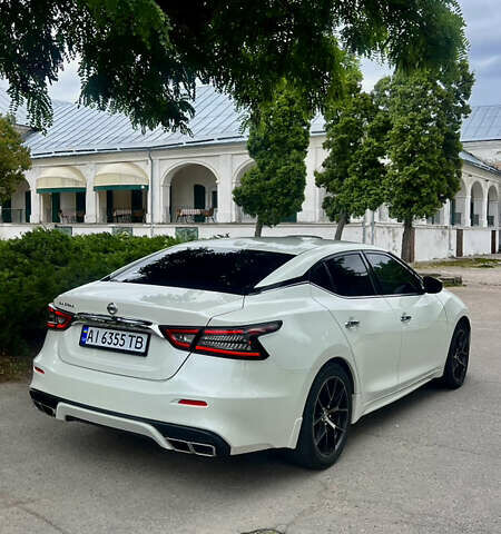 Белый Ниссан Максима, объемом двигателя 3.5 л и пробегом 95 тыс. км за 19500 $, фото 8 на Automoto.ua
