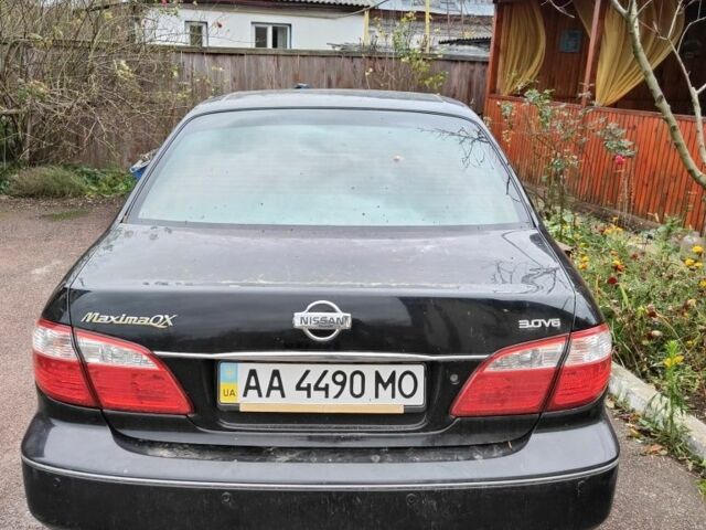 Черный Ниссан Максима, объемом двигателя 3 л и пробегом 320 тыс. км за 3500 $, фото 1 на Automoto.ua