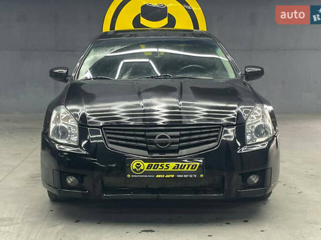 Черный Ниссан Максима, объемом двигателя 3.5 л и пробегом 222 тыс. км за 5900 $, фото 1 на Automoto.ua