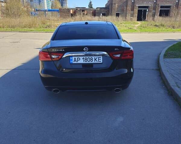Черный Ниссан Максима, объемом двигателя 3.5 л и пробегом 125 тыс. км за 16500 $, фото 4 на Automoto.ua