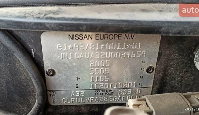 Синій Ніссан Максіма, об'ємом двигуна 2 л та пробігом 237 тис. км за 1800 $, фото 23 на Automoto.ua