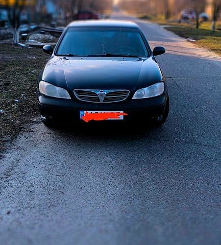 Синий Ниссан Максима, объемом двигателя 20 л и пробегом 370 тыс. км за 3200 $, фото 1 на Automoto.ua