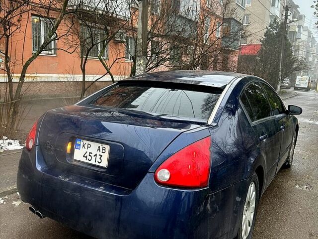 Синий Ниссан Максима, объемом двигателя 3.5 л и пробегом 150 тыс. км за 5000 $, фото 3 на Automoto.ua