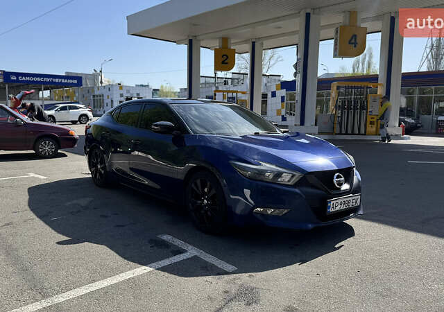 Синий Ниссан Максима, объемом двигателя 3.5 л и пробегом 156 тыс. км за 16800 $, фото 2 на Automoto.ua