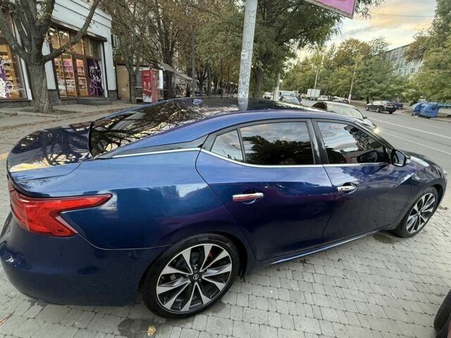 Синий Ниссан Максима, объемом двигателя 3.5 л и пробегом 183 тыс. км за 12800 $, фото 1 на Automoto.ua