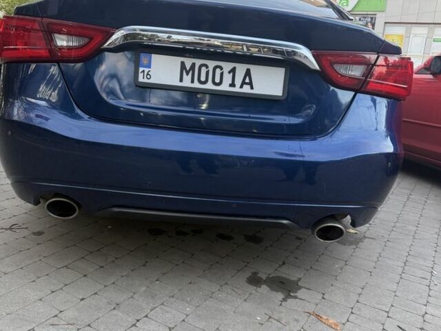 Синий Ниссан Максима, объемом двигателя 3.5 л и пробегом 183 тыс. км за 12800 $, фото 3 на Automoto.ua