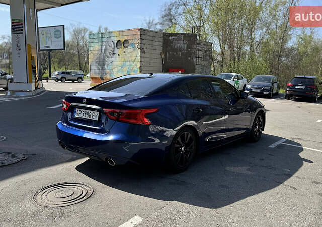 Синий Ниссан Максима, объемом двигателя 3.5 л и пробегом 156 тыс. км за 16800 $, фото 4 на Automoto.ua