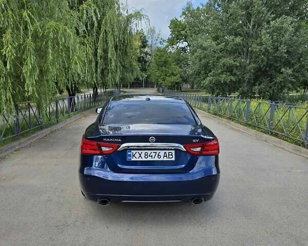 Синий Ниссан Максима, объемом двигателя 3.5 л и пробегом 215 тыс. км за 15700 $, фото 6 на Automoto.ua