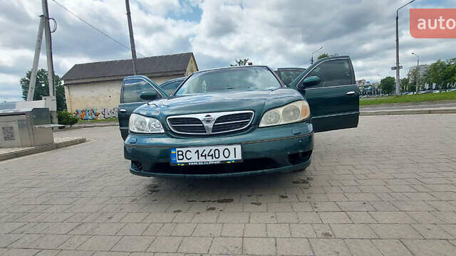 Зеленый Ниссан Максима, объемом двигателя 2 л и пробегом 298 тыс. км за 2998 $, фото 2 на Automoto.ua