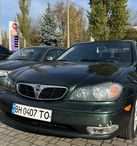 Зеленый Ниссан Максима, объемом двигателя 2 л и пробегом 560 тыс. км за 4000 $, фото 1 на Automoto.ua