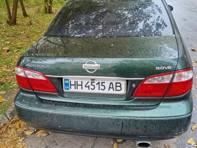 Ніссан Максіма 2002 у Одесі на Automoto.ua Зелений Ніссан Максіма, об'ємом двигуна 3 л та пробігом 281 тис. км за 3600 $, фото 2 на Automoto.ua