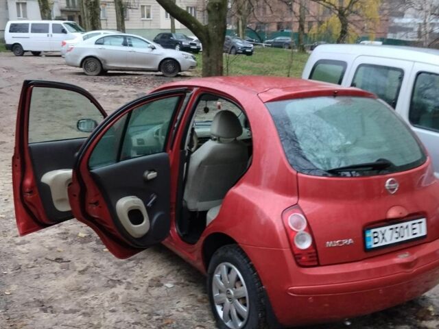Красный Ниссан Микра, объемом двигателя 1.2 л и пробегом 235 тыс. км за 3000 $, фото 3 на Automoto.ua