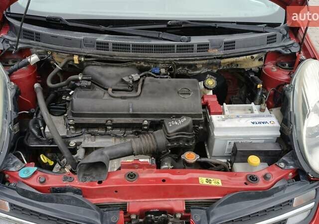 Красный Ниссан Микра, объемом двигателя 1.4 л и пробегом 206 тыс. км за 5400 $, фото 1 на Automoto.ua