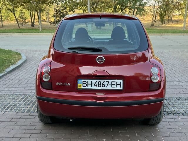 Красный Ниссан Микра, объемом двигателя 1.2 л и пробегом 104 тыс. км за 5200 $, фото 3 на Automoto.ua