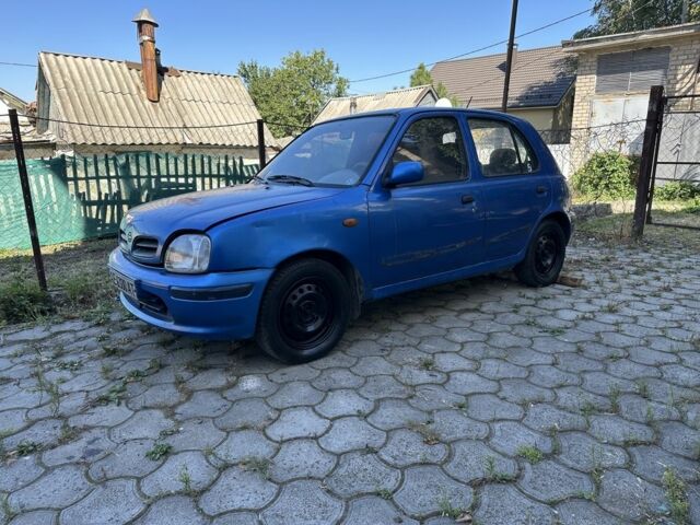 Синий Ниссан Микра, объемом двигателя 1 л и пробегом 200 тыс. км за 900 $, фото 1 на Automoto.ua