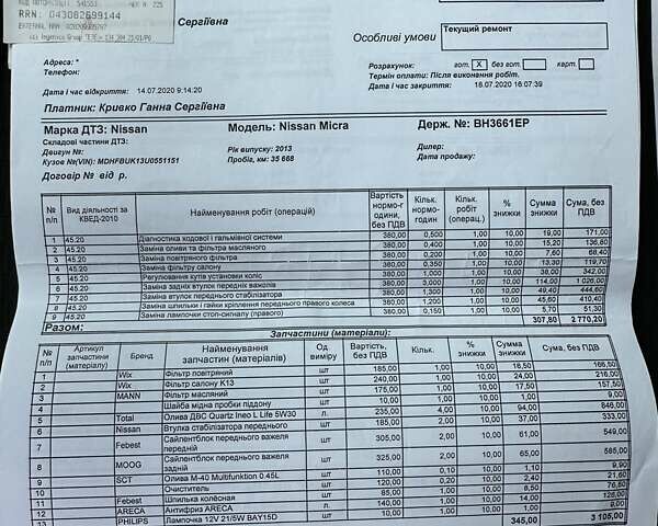 Помаранчевий Ніссан Мікра, об'ємом двигуна 1.2 л та пробігом 57 тис. км за 8900 $, фото 43 на Automoto.ua