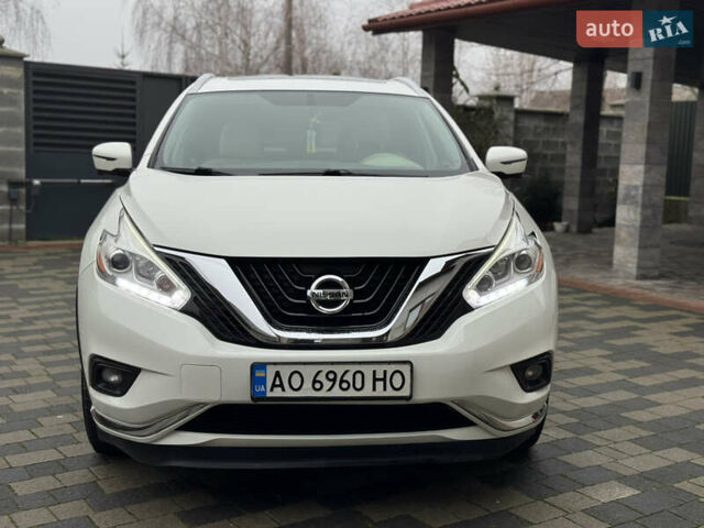 Белый Ниссан Мурано, объемом двигателя 3.5 л и пробегом 130 тыс. км за 13499 $, фото 13 на Automoto.ua