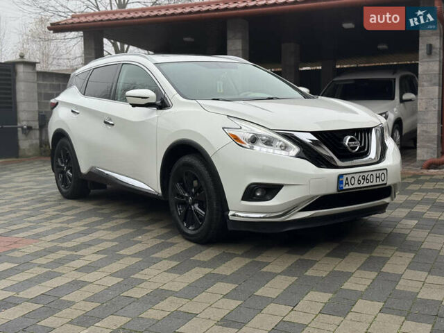 Белый Ниссан Мурано, объемом двигателя 3.5 л и пробегом 130 тыс. км за 13499 $, фото 67 на Automoto.ua