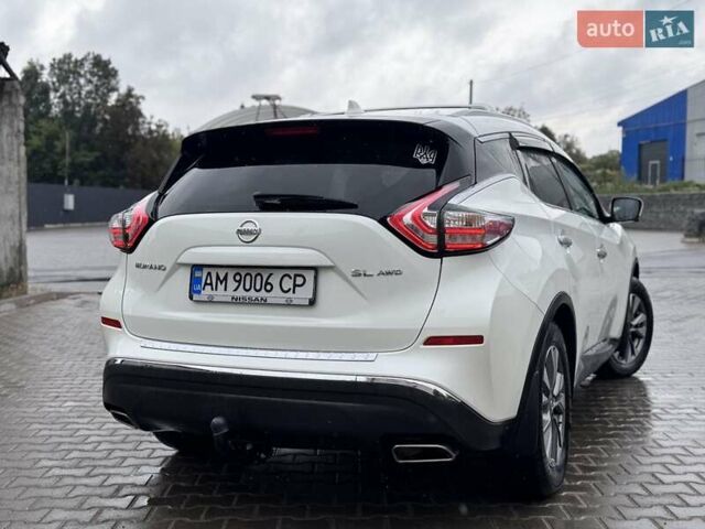 Білий Ніссан Мурано, об'ємом двигуна 3.5 л та пробігом 185 тис. км за 16999 $, фото 2 на Automoto.ua