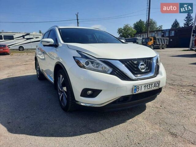 Белый Ниссан Мурано, объемом двигателя 3.5 л и пробегом 90 тыс. км за 19000 $, фото 24 на Automoto.ua