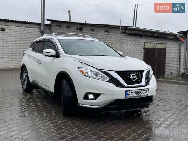 Білий Ніссан Мурано, об'ємом двигуна 3.5 л та пробігом 185 тис. км за 16999 $, фото 1 на Automoto.ua