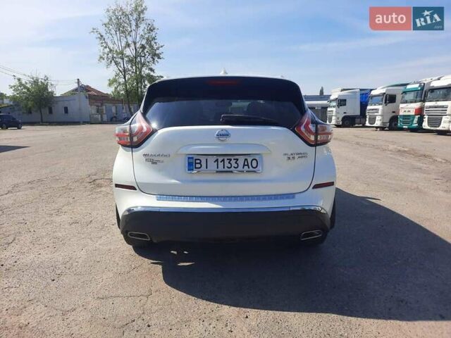 Белый Ниссан Мурано, объемом двигателя 3.5 л и пробегом 90 тыс. км за 19000 $, фото 19 на Automoto.ua